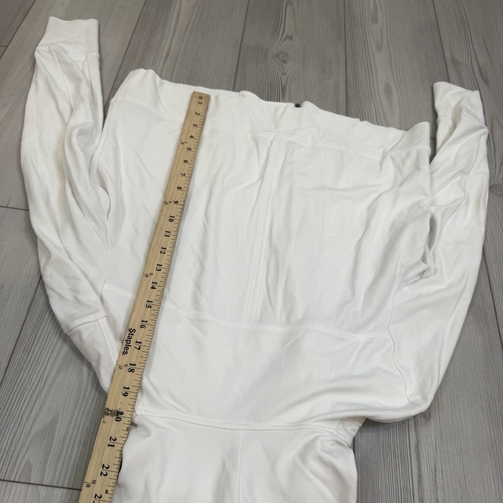 Cabi Debut Zip Up #6254 White Women's Size Medium Pockets - Picture 9 of 10